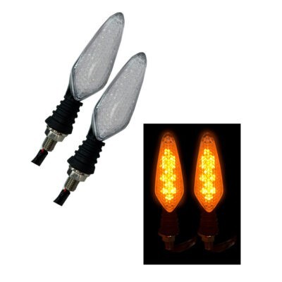 LAMPARA PIDEVIAS LED P/MOTO 2 PCS AMBAR MIFA002-1