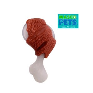 JUGUETE SABOR POLLO BBQ P/MASCOTA 12.5X7X3CM