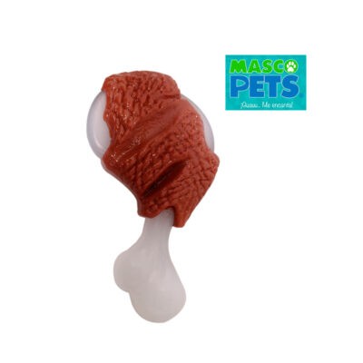 JUGUETE SABOR POLLO BBQ P/MASCOTA 12.5X7X3CM