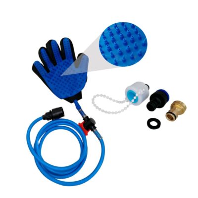 GUANTE C/ MANGUERA P/MASCOTA VARIOS ADAPTADORES MP305001