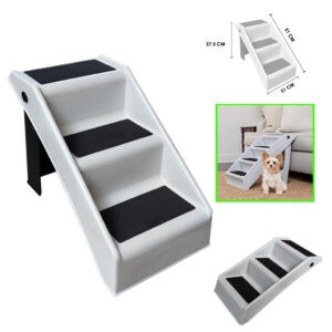 GRADAS P/MASCOTA 51X31X37.5CM MARFIL MP306002