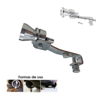 Pito para escape imitación turbo