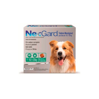ANTIPULGAS P/PERRO PASTILLA 10 A 25KG 68MG