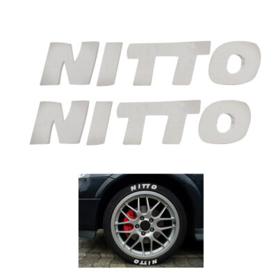 LETRAS DE HULE P/LLANTA NITTO