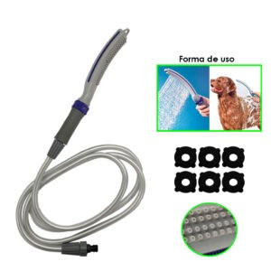 DUCHA DE MANO CON MANGUERA P/MASCOTA 2.5MTS