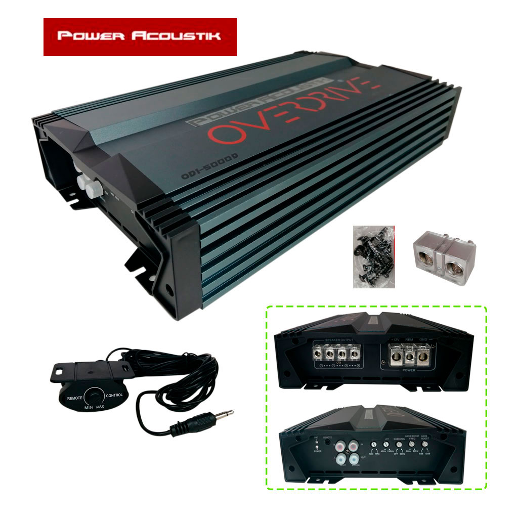 AMPLIFICADOR 5000W POWER ACOUSTIK MONOBLOCK