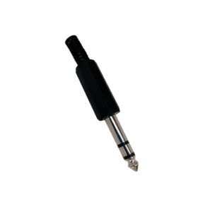 AUDIO PLUG 1/4 STEREO (P-102A) CON COL