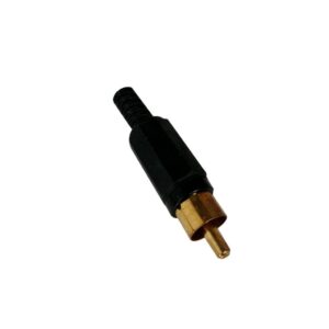 CONECTOR RCA PLUG R/B P-115AG  GOLD C/COLA