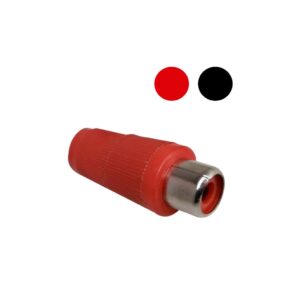 CONECTOR RCA JACK (RED/BLACK) S/COLA