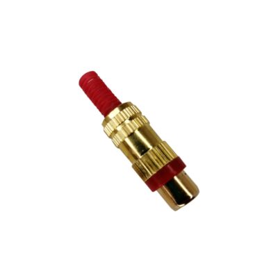 CONECTOR P/AUDIO RCA GOLD MIYAKO