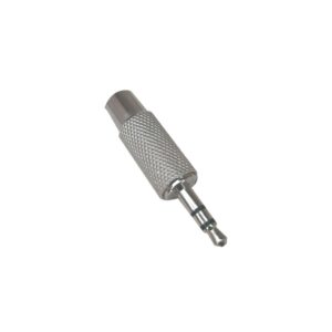 CONECTOR 3.5MM STEREO PLUG TO RCA JACK METAL BODY