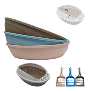 ARENERO P/GATO OVALADO C/PALA 49X36CM P503718