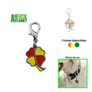 Dije para collar de gato y perro Trébol Animal Planet