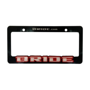 PORTA PLACA P/CARRO STICKER BRIDE