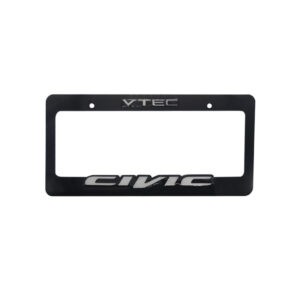 PORTA PLACA P/CARRO STICKER GEL CIVIC