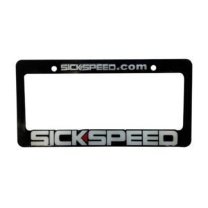 PORTA PLACA P/CARRO STICKER SICKSPEED