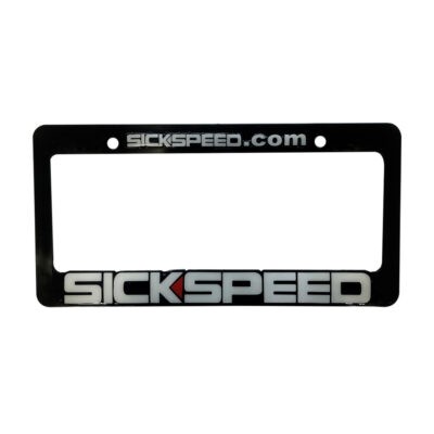 PORTA PLACA P/CARRO STICKER SICKSPEED