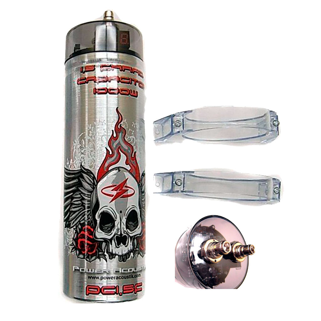 CAPACITOR POWERACUSTIC 1.5FARAD 12-16DCV 1000W