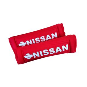 PROTECTOR DE CINTURON NISSAN ROJO