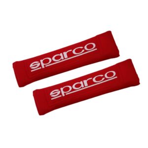 PROTECTOR DE CINTURON SPARCO ROJO