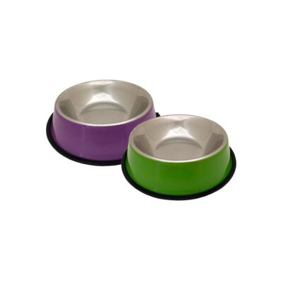 PLATO ACERO INOXIDABLE GREEN PURPLE 26CM