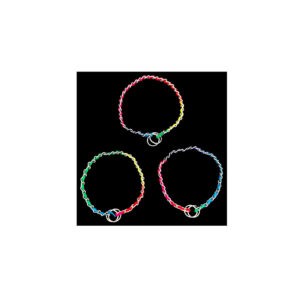 COLLAR DE AHORQUE MULTICOLOR PET-1114 2.5MMX20PLG