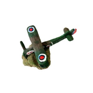 PECERA  ADORNO AVION PET-1421 16.5X12X7.5CM