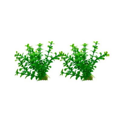 ADORNO P/ PECERA  PLANTAS PLASTICAS 2 PCS PET-1483