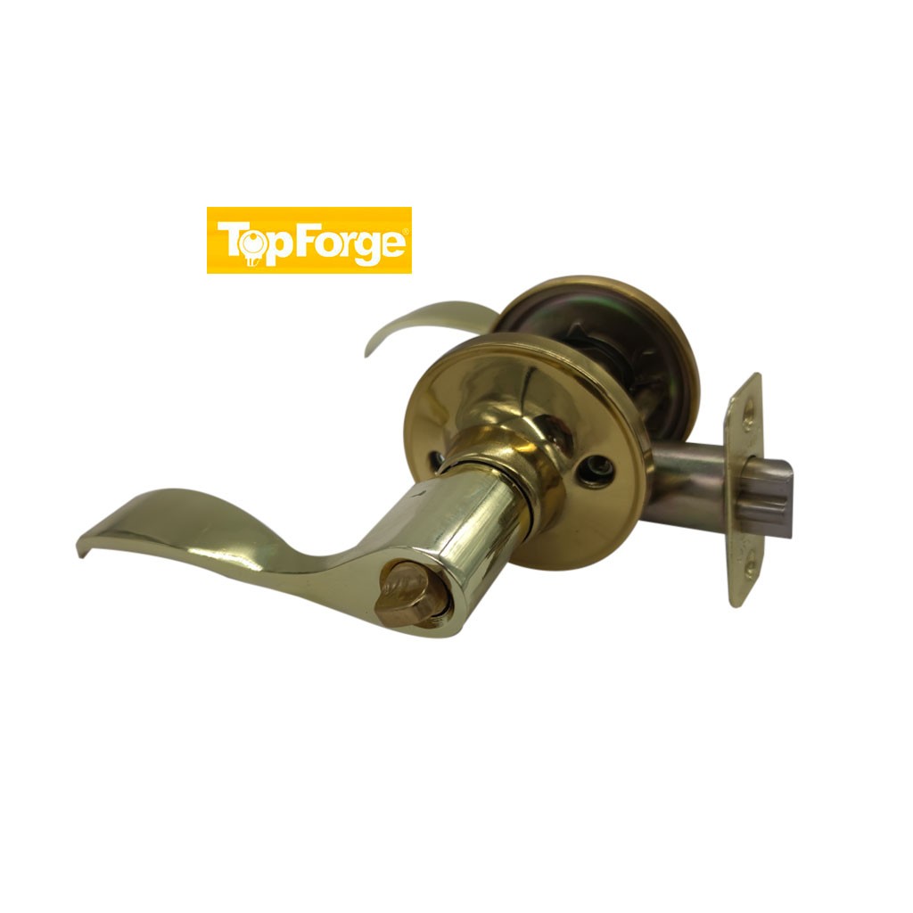 CERRADURA P/PUERTA C/MANIJA BRONCE PULIDO