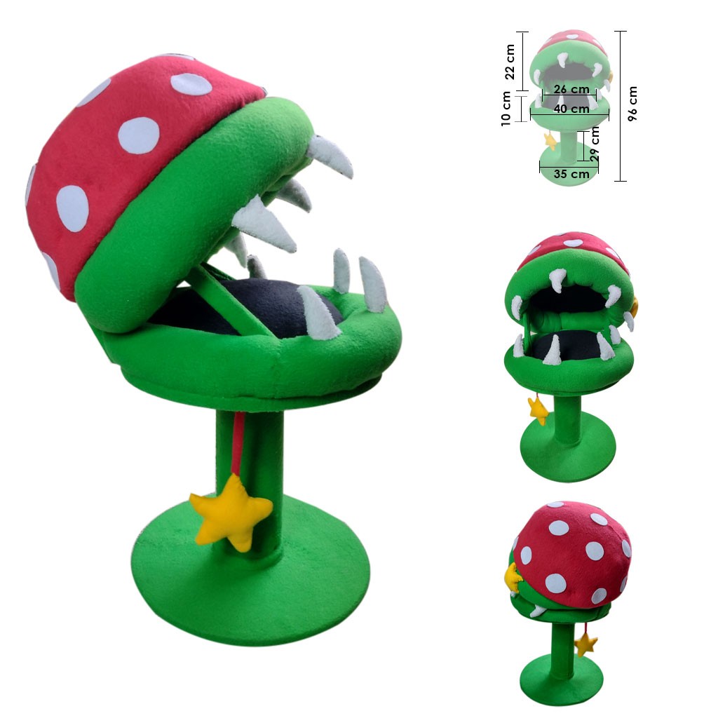 Cama para gato piraña