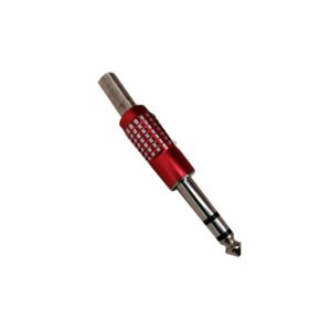 CONECTOR P/AUDIO 6.3 STEREO ROJO PL158