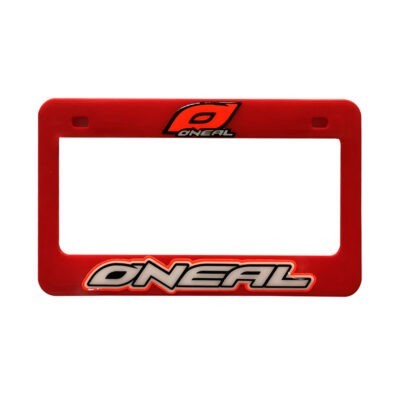 PORTA PLACA P/MOTO STICKER GEL ONEAL AZ/R/BK