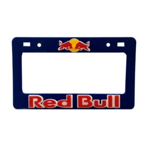 PORTA PLACA P/MOTO STICKER GEL  RED BULL AZ/R