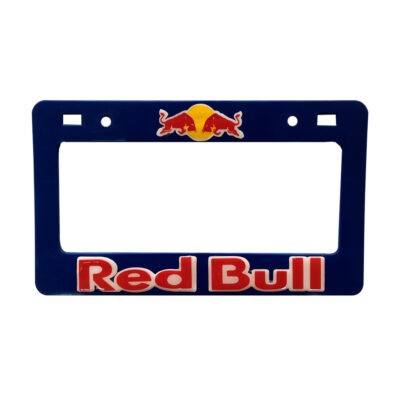 PORTA PLACA P/MOTO STICKER GEL  RED BULL AZ/R