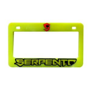 PORTA PLACA P/MOTO STICKER GEL SERDENTO  AZ/BK/R