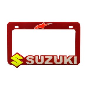 PORTA PLACA P/MOTO STICKER GEL SUZUKI AZ/R