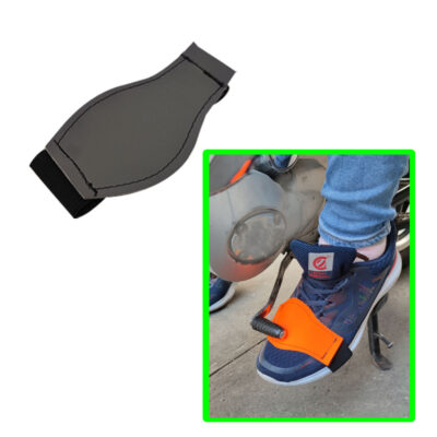 PROTECTOR P/ZAPATO DE MOTORISTA CUERINA GRIS