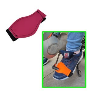PROTECTOR P/ZAPATO DE MOTORISTA CUERINA FUSCIA