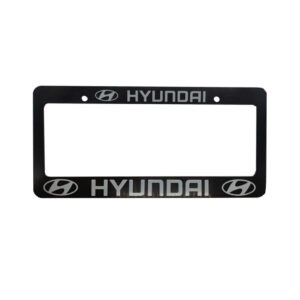 PORTA PLACA HYUNDAI  (BLANCO)