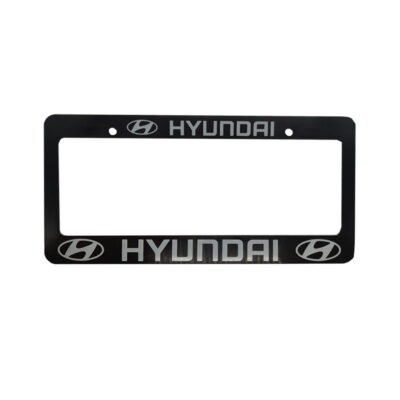 PORTA PLACA HYUNDAI  (BLANCO)