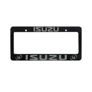 PORTA PLACA ISUZU (BLANCO O NEGRO)
