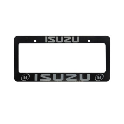 PORTA PLACA ISUZU (BLANCO O NEGRO)