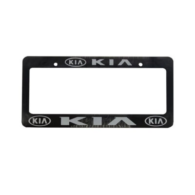PORTA PLACA KIA (BLANCO O NEGRO)