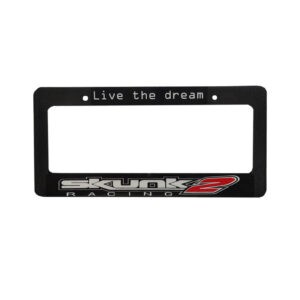 PORTA PLACA  LIVE THE DRAM SKUNK2