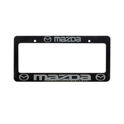 PORTA PLACA MAZDA  (BLANCO O NEGRO)
