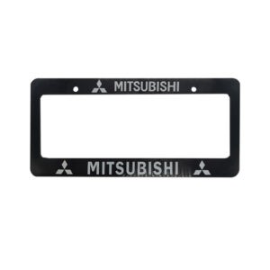 PORTA PLACA MITSUBISHI  (BLANCO O NEGRO)