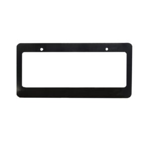 PORTA PLACA NEGRO