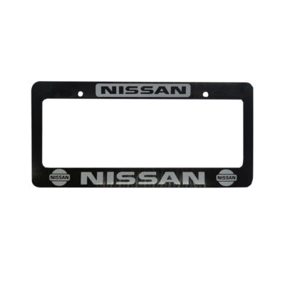 PORTA PLACA NISSAN (BLANCO O NEGRO)