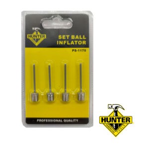 AGUJAS P/INFLAR PELOTA  HUNTER 4 PCS PS-1170