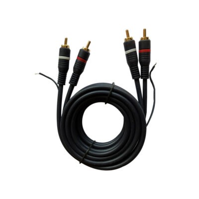 CABLE P/AUDIO GOLD 2 RCA TO 2 RCA 6 PIES COBRE